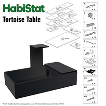 Load image into Gallery viewer, HabiStat Tortoise Table Kit in Black - Littlehampton Exotics 
