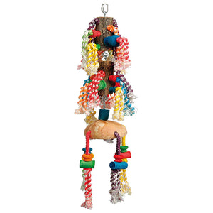 Rainbow Twirl Parrot Toy - Littlehampton Exotics 