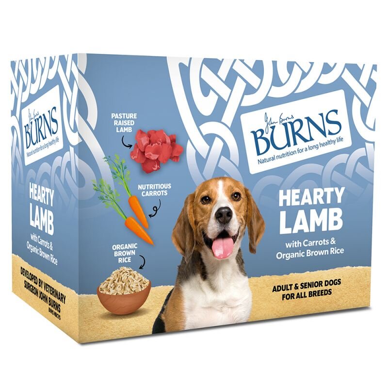 Burns Penlan Tray Adult Dog - Single - Hearty Lamb 395g - Littlehampton Exotics 