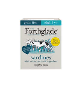 Forthglade Complete Grain Free Adult Sardine with Sweet Potato & Veg 395g - Littlehampton Exotics 