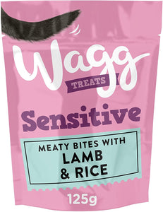Wagg Sensitive Lamb & Rice Treats 125g - Littlehampton Exotics 