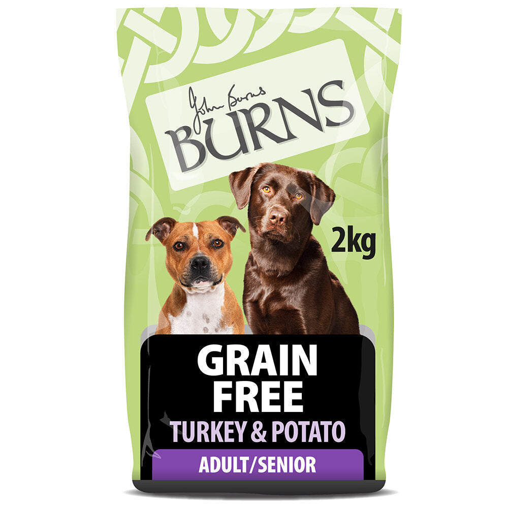 Burns 'Free From' GRAIN-FREE Adult - Turkey & Potato 2kg - Littlehampton Exotics 