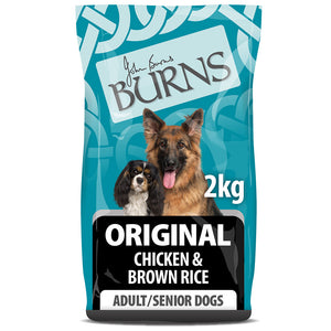 Burns Adult Senior Dog - Chicken & Brown Rice 2kg - Littlehampton Exotics 