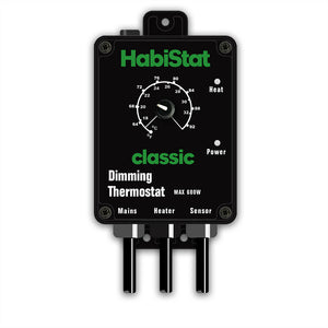 Habistat 600w Dimming Thermostat (Black) - Littlehampton Exotics 