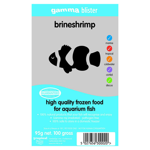 Gamma Blister Brineshrimp 95g - Littlehampton Exotics 