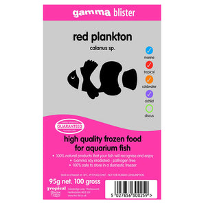 Gamma Blister Red Plankton 95g - Littlehampton Exotics 