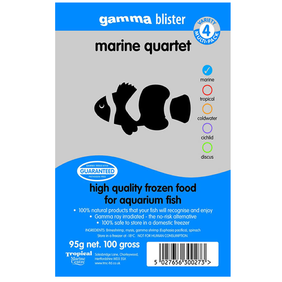 Gamma Blister Marine Quartet 95g - Littlehampton Exotics 