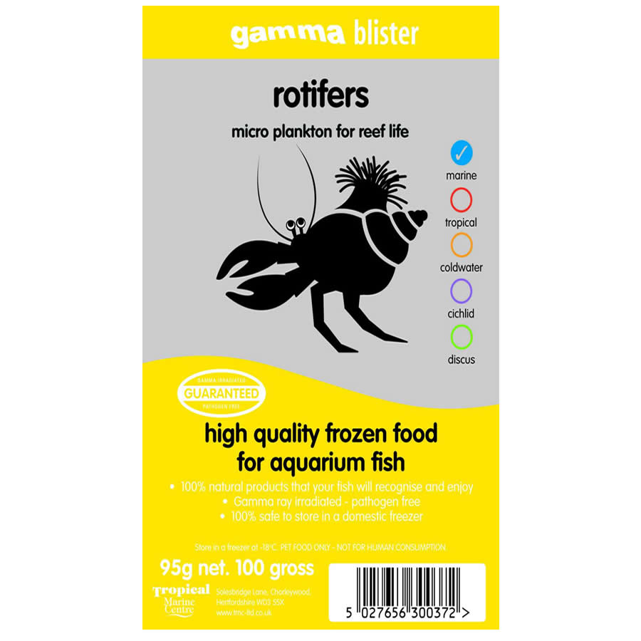 Gamma Blister Rotifers, 95g - Littlehampton Exotics 
