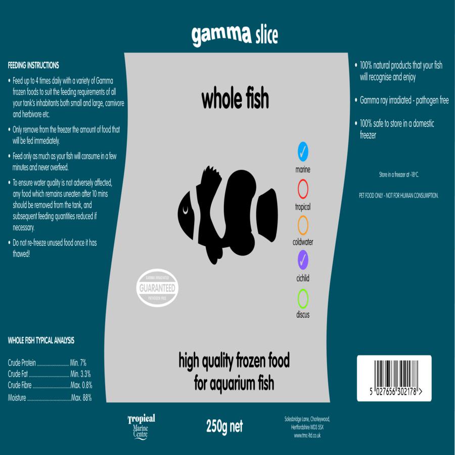 Gamma Whole Fish , 250g - Littlehampton Exotics 