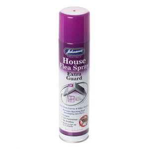 Johnson's House Flea Spray Extra Guard (Purple Lid) 400ml - Littlehampton Exotics 