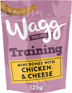 Wagg Training Chicken & Cheese Treats 125g - Littlehampton Exotics 