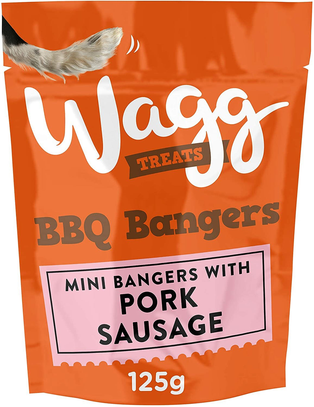 Wagg Treats BBQ Bangers 125g - Littlehampton Exotics 